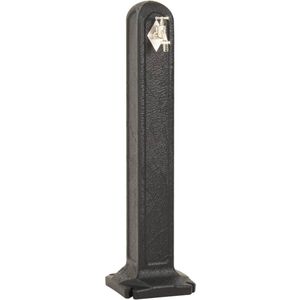 vidaXL Waterzuil met kraan - Steenlook Antraciet Tuinwaterzuil - Waterspuit - Buisverbinding - Tuingereedschap - Tuinaccessoires
