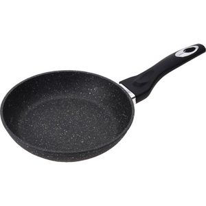 Oneiro’s Luxe Koekenpan - Gesmeed Aluminium  – ø20 x H 4,5 cm – koken – tafelen – keuken – koekenpan – inductie – gas – potten – pannen