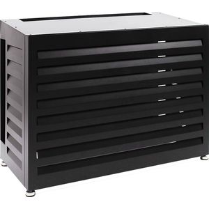 Airco omkasting - buitenunit omkasting - klein - 1000x750x500mm - zwart