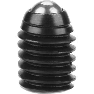 10 Stks M6 Schroefdraad Hex Balschroef Bal Detent Socket Koolstofstaal Bal Veerplunjers Set - 10 Stuks voor Precisie Machinaal Werk .