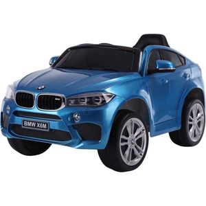 BMW X6M, Rubberen banden, Leder zitje, Kinder Accu Auto - Elektrische Kinderauto - met Afstandsbediening