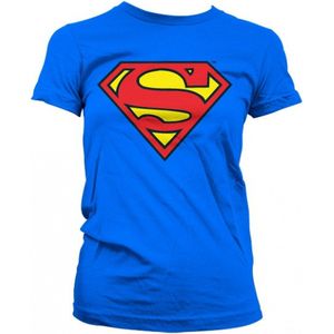 Superman logo t-shirt dames L