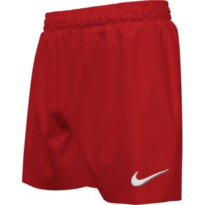 Nike 4 volley zwemshort in de kleur rood.