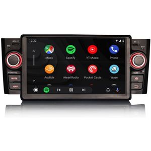 Carplay autoradio voor Fiat Punto | 2005 t/m 2009 | Android 12 | Draadloos Apple Carplay & Android auto | 4GB + 64GB | 8-Core processor | Cartronix | 2025 model | 2005 2006 2007 2008 2009 | Bluetooth & Wifi