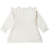 Noppies Girls Dress Cologne long sleeve Meisjes Jurk - Whitecap Gray - Maat 62