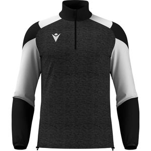 Macron Glory Cuzco Ziptop Heren - Zwart / Wit | Maat: XL
