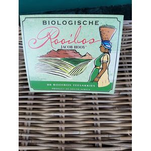 Jacob Hooy Biologische Rooibos Zakjes 80ST