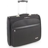 Laptoptrolley Zwart - Grote Pilotenkoffer - Businesstrolley - Handbagage Koffer - Laptop trolley - Piloten koffer