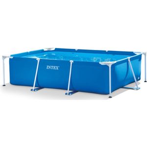 INTEX zwembad - rechthoekig - 220x150x60 cm - opzetzwembad