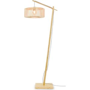 GOOD&MOJO Vloerlamp Bromo - Bamboe - 68x40x176cm - Scandinavisch,Bohemian - Staande lampen voor Woonkamer - Slaapkamer