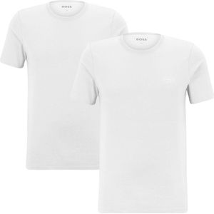 HUGO BOSS Comfort T-shirts relaxed fit (2-pack) - heren T-shirts O-hals - wit - Maat: XL
