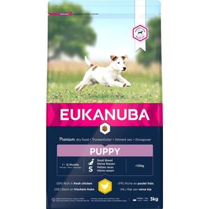 Eukanuba Dog Puppy & Junior - Small - Kip - Puppyvoer - 3 kg