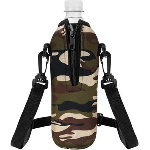 Allecto Plus - Waterfles Draagtas voor 16.9 Fl Oz Fles - Geïsoleerde Neopreen Flessenhoes met Clip voor Rugzak