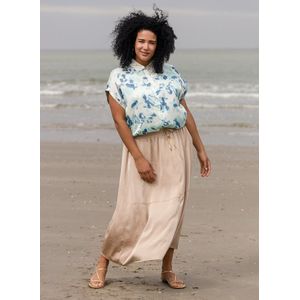 YESTA Wiktoria Tops - White/Multi-Colour - maat 0(46)