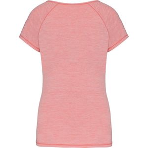 SportT-shirt Dames S Proact Ronde hals Korte mouw Marl Pink 88% Polyester, 12% Elasthan