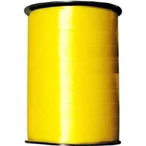 Krullint Geel 010 - 10mm breedte – 250 mtr lengte