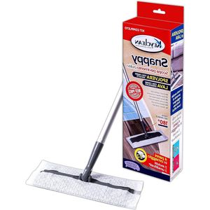 Vloerwisser met Draaiende Kop - Effectieve Vloerenreiniger - 4 Doeken