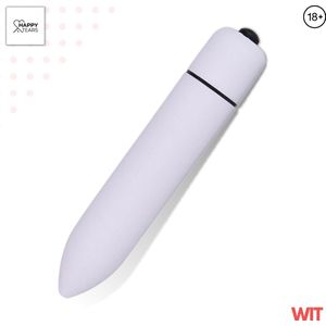 Happy Tears | Mini Vibrator | Vibrators voor vrouwen | Dildo | Bullet | Krachtig | Massage | sex | Waterdicht | GSpot | Vagina | Clitoris stimulator | Wit |