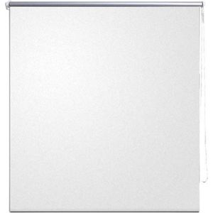 vidaXL - Rolgordijn - verduisterend - 60 - x - 120 - cm - wit