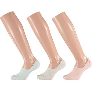 Apollo - Footies unisex - Fashion - 3-Pak - Maat 31/35 - Footies dames - Footies meisjes - Kousenvoetjes - Multipack sokken