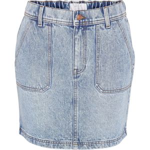 Noisy may Rok Nmregina Hw Denim Skirt Vi426lb Noo 27029237 Light Blue Denim Dames Maat - XS