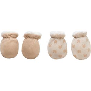 2 paar Winter Baby Fleece Wantjes - Maat 62-74 (2-9 mnd) - Met Voering