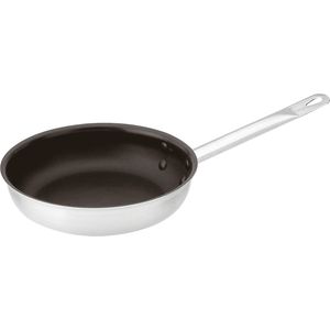 Paderno - Tri Ply Koekenpan Non Stick Ø 24 cm - Roestvast Staal - Zilver