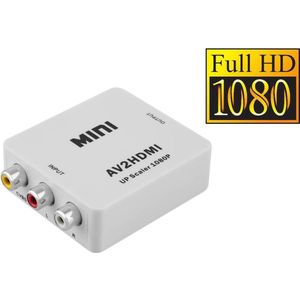 Tulp / AV / Composiet RCA naar HDMI omvormer - Adapter RCA to HDMI