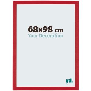 Puzzellijst 68x98 cm - Rood - MDF - Mura