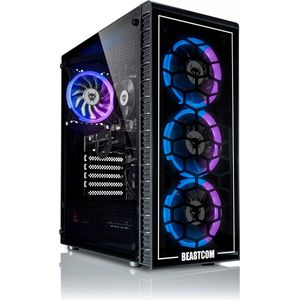 BEASTCOM Q5 | Pro Gaming PC | Intel i5-13400F 10X 4.60GHz 16-threads | NVIDIA RTX 4060 Ti 8GB | 32GB RAM | 1TB NVMe SSD | WiFi 5 | Windows 11 Pro