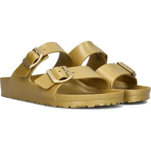 Birkenstock Arizona Eva 1022465, Vrouwen, Goud, Slippers, maat: 35