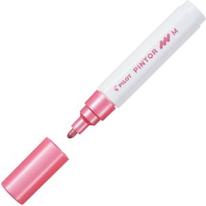 Pilot Pintor Metallic Roze Verfstift - Medium marker met 1,4mm schrijfbreedte - Inkt op waterbasis - Dekt op elk oppervlak, zelfs de donkerste - Teken, kleur, versier, markeer, schrijf, kalligrafeer…