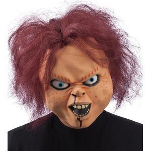 Carnival Toys Verkleedmasker Horror Doll Latex One-size