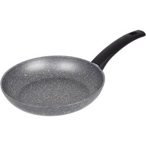 Oneiro’s Luxe Koekenpan - Eco Friendly - grijs – ø26 x H 4,7 cm – koken – tafelen – keuken – koekenpan – inductie – gas – potten – pannen