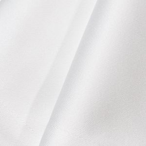 Wit damast tafelkleed 150 x 250 (Hotelkwaliteit: 250 gr/m2) - 100% katoen