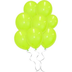 LUQ - Luxe Lime Groene Helium Ballonnen - 100 stuks - Verjaardag Versiering - Decoratie - Feest Latex Ballon Lime Groen