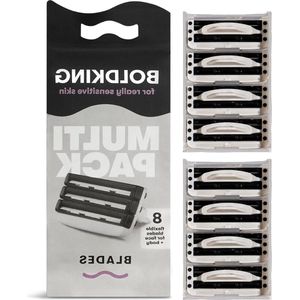 Extra Gevoelige Huid Scheermesjes - Scheermes Man Vrouw - Set van 8 Razor Blades Mannen