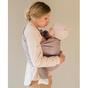 HEY BOO! - Roze - Linnen Babydrager - Draagzak - Draagdoek - Baby Draagdoek - Omslagdoek baby - Baby carrier