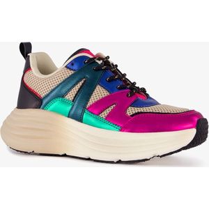 Blue Box dames dad sneakers multicolor - Roze - Uitneembare zool - Maat 38