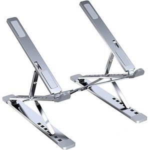 Opvouwbare Verstelbare Laptop Riser - Geventileerde Computer Stand met Houder voor Reizen