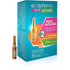 Gerovital Stop acne ampullen - intensieve behandeling acneverzorging - 10 ampullen x 2ml - salicylzuur en Niacinamide - acne verwijderen set - acnehuid