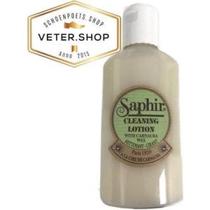Saphir Cleaning lotion - Zachte reinigingsmelk voor glad leder met Carnauba wax - 500 ml