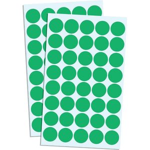 8000 groene zelfklevende markeringspunten van 20 mm - puntstickers, plakstippen, etiketten
