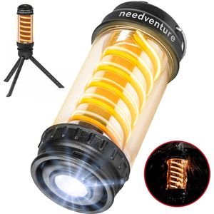 needventure® Oplaadbare Zaklamp - Multifunctionele Zaklamp LED Oplaadbaar - Campinglamp - Kampeerlamp - Tentlamp USB-C Oplaadbaar - IPX6 Waterdicht - Noodverlichting - Voor Kinderen en Volwassenen - Alternatief Militaire Zaklamp