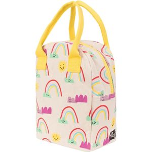 Eco Zipper Lunch Bag - Rainbows