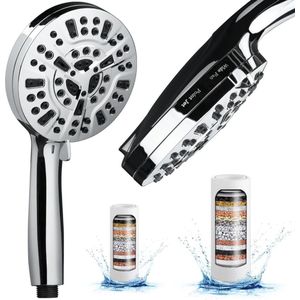 Lexium Ionische Douchekop - Waterbesparende Douchekop - Douchekop met Filter - Handdouche met Hoge druk en Filter