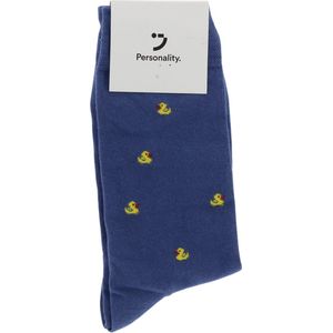 Personality. Socks | Badeend blauw | Herensokken | Maat 41-46 | Duck | Eendjes