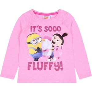 Roze blouse, lange mouw MINIONKI