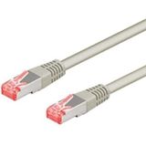 S/FTP CAT6a 10 Gigabit netwerkkabel / grijs - LSZH - 2 meter