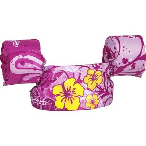 Bestway Puddle Jumper- Stoffen - verstelbare zwembandjes voor kinderen – Tropische bloemen - draagkracht 15 – 30 kg – Maat one size